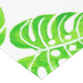 モンステ葉ラの水色 テーブルクロス (アングル)