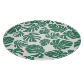 モンステ葉ラの継ぎ目のない、装飾的なパターン。 カッティングボード (角)