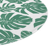 モンステ葉ラの継ぎ目のない、装飾的なパターン。 カッティングボード (角)