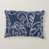 モンステ葉ラヴィンテージ手描き アクセントクッション (裏面)