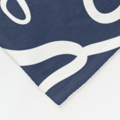 モンステ葉ラヴィンテージ手描き フリースブランケット (角)