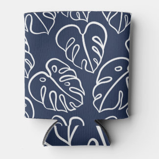 モンステ葉ラヴィンテージ手描き 缶クーラー