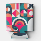 モンステ葉ラヴィンテージ：熱帯パターン 缶クーラー (裏面)