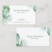 モンステ葉ラ差出人住所 名刺 (正面/裏面)