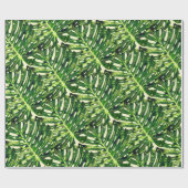 モンステ葉ラ紙 ラッピングペーパー (フラット)