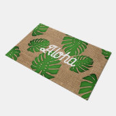 モンステ葉ラ – アロハ ドアマット (アングル)