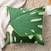 モンステ葉ラ クッション (ブランケット)