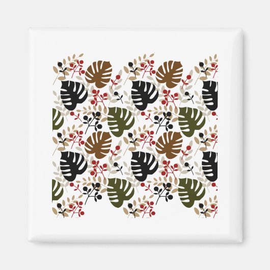 モンステ葉ラ・トウィッグ マグネット (正面)