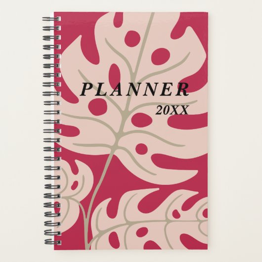 モンステ葉ラ プランナー手帳 (正面)