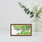 モンステ葉ラ |木枠 名刺 (スタンド正面)