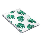 モンステ葉ラ・。熱帯イラストレーション型 ノートブック (右側)