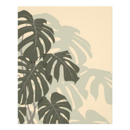 モンステ葉ラ（緑と砂） フォトプリント           