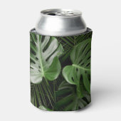 モンステ葉ラ、豪華な熱帯レイアウト。 缶クーラー (缶正面)