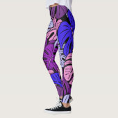 モンステ葉ラ#4 レギンス (左)