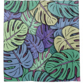 モンステ葉ラ#6 シャワーカーテン (正面)