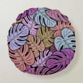 モンステ葉ラ#7 ラウンドクッション