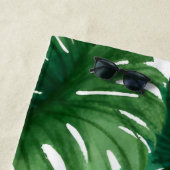 モンステ離れラの水色 ビーチタオル (インサイチュ)