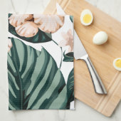 モンステ離れラハイビスカス キッチンタオル (四つ折り)