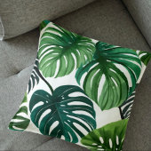 モンステ離れラモダンウォーターカラー植物学 クッション