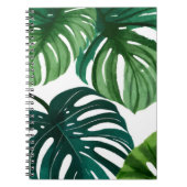 モンステ離れラ | シンプルモダン水の色 ノートブック (正面)