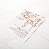 モンスモダンラリーフ結婚プレス 箔招待状 (回転した状態)
