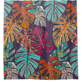 モンスラ シャワーカーテン