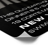 モンスーン新年大晦日2012ポスター13"x19" ポスター (角)