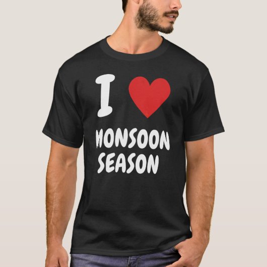 モンスーン+シーズンが大好き Tシャツ (正面)