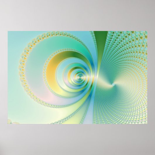 モンスーン – フラクタルポスター ポスター (正面)