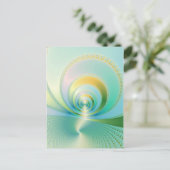 モンスーン – フラクタル葉書 ポストカード (スタンド正面)