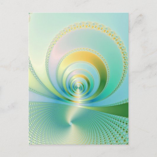 モンスーン – フラクタル葉書 ポストカード (正面)