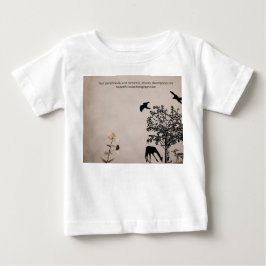 モンスーン(天候)に関する美しい言葉やフレーズ ベビーTシャツ