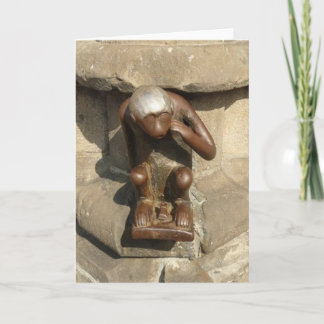 モンス猿の挨拶状 カード