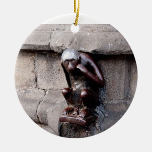 モンス猿 セラミックオーナメント (正面)