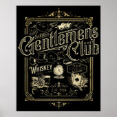 モンズクラブレトロ ポスター (正面)