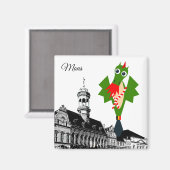 モンズ – ドゥドゥ・デュカスの街 マグネット (正面/裏面)