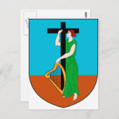 モンセラットコートオブアームズ ポストカード (正面/裏面)