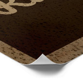 モンセラットサーフCo.ヴィンテージサーフデザイン ポスター (角)