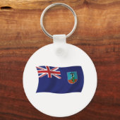 モンセラット国旗のキーチェーン キーホルダー (正面)