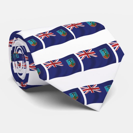 モンセラット国旗のネクタイ ネクタイ (ロール)