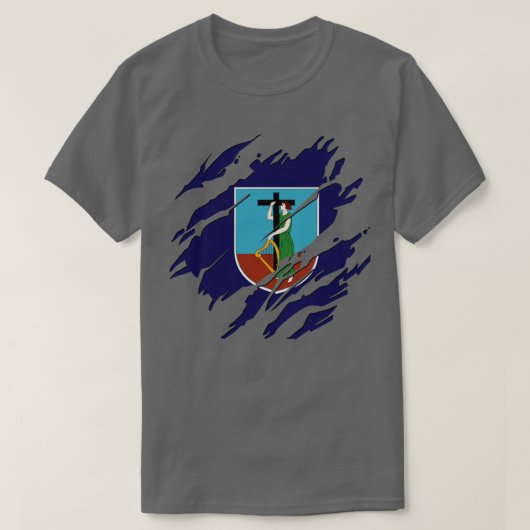 モンセラット常時 Tシャツ (デザイン正面)