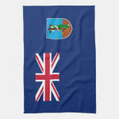 モンセラト国旗 キッチンタオル (縦)
