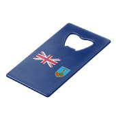 モンセラト国旗 クレジットカード栓抜き (正面アングル)