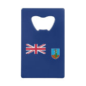 モンセラト国旗 クレジットカード栓抜き (裏面)