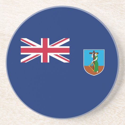 モンセラト国旗 コースター (正面)