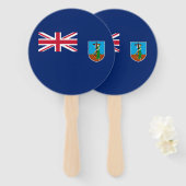 モンセラト国旗 ハンドファン (正面&裏面)