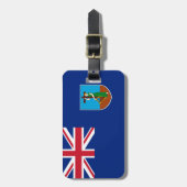 モンセラト国旗 ラゲッジタグ (正面縦)