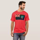 モンセラト国旗 Tシャツ (正面フル)