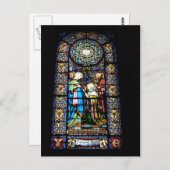 モンセラト葉書のステンドグラス ポストカード (正面/裏面)