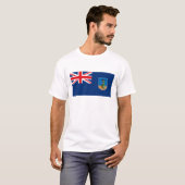 モンセラートの旗のTシャツ Tシャツ (正面フル)